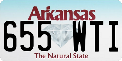 AR license plate 655WTI