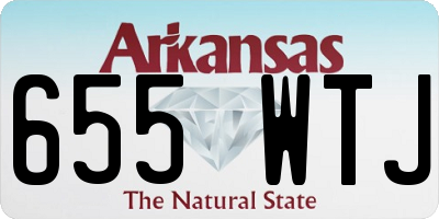 AR license plate 655WTJ