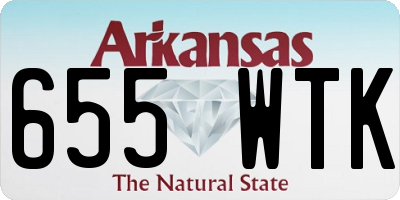 AR license plate 655WTK