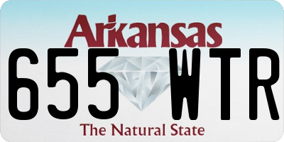 AR license plate 655WTR