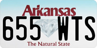 AR license plate 655WTS