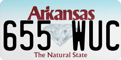 AR license plate 655WUC