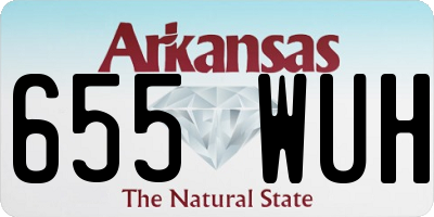 AR license plate 655WUH