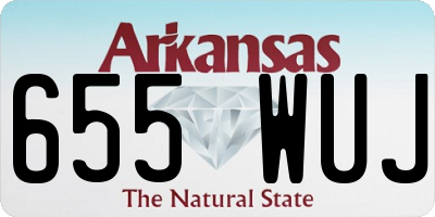 AR license plate 655WUJ