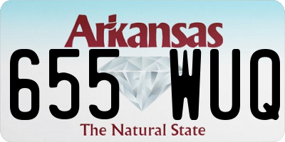 AR license plate 655WUQ
