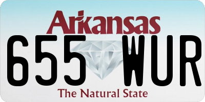 AR license plate 655WUR