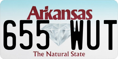 AR license plate 655WUT
