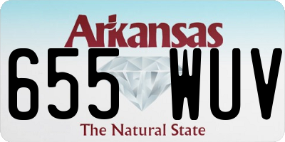 AR license plate 655WUV