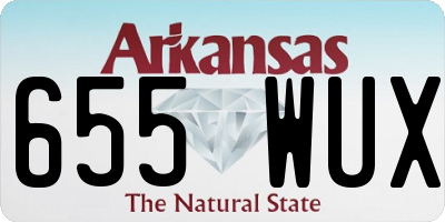 AR license plate 655WUX