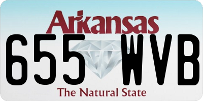 AR license plate 655WVB