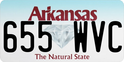 AR license plate 655WVC