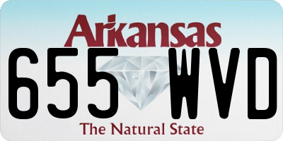 AR license plate 655WVD