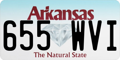 AR license plate 655WVI