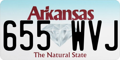 AR license plate 655WVJ
