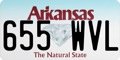 AR license plate 655WVL