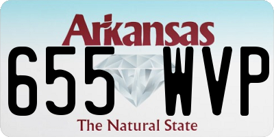 AR license plate 655WVP