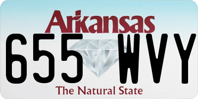 AR license plate 655WVY