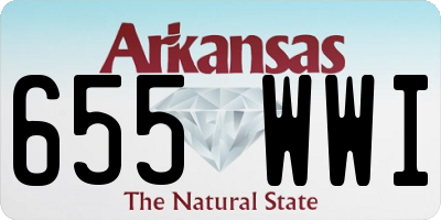 AR license plate 655WWI