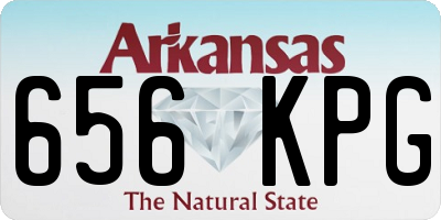 AR license plate 656KPG