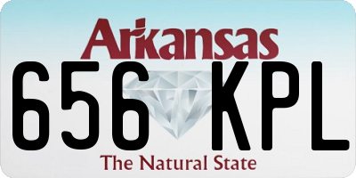 AR license plate 656KPL