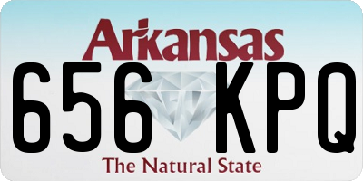 AR license plate 656KPQ