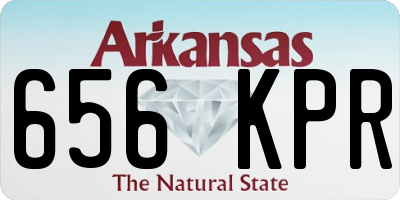 AR license plate 656KPR