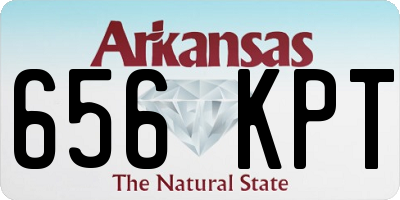 AR license plate 656KPT