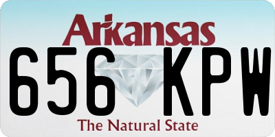 AR license plate 656KPW