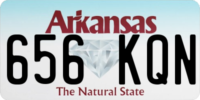 AR license plate 656KQN