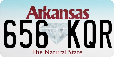 AR license plate 656KQR