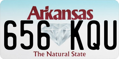 AR license plate 656KQU