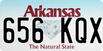AR license plate 656KQX