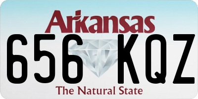 AR license plate 656KQZ
