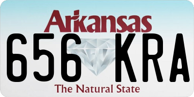 AR license plate 656KRA