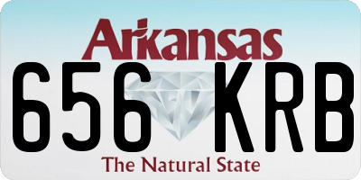 AR license plate 656KRB