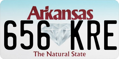 AR license plate 656KRE