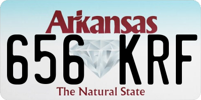 AR license plate 656KRF