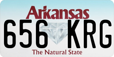 AR license plate 656KRG