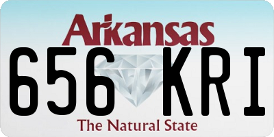 AR license plate 656KRI