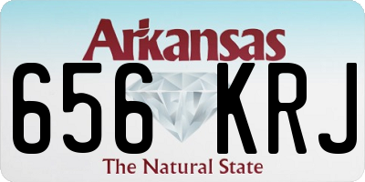 AR license plate 656KRJ