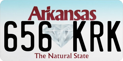 AR license plate 656KRK