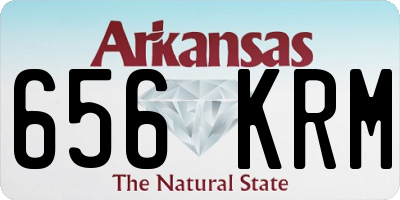 AR license plate 656KRM