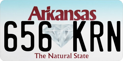 AR license plate 656KRN