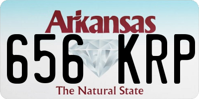 AR license plate 656KRP