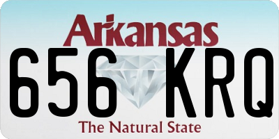 AR license plate 656KRQ