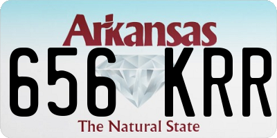 AR license plate 656KRR