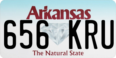 AR license plate 656KRU