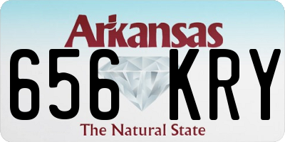 AR license plate 656KRY