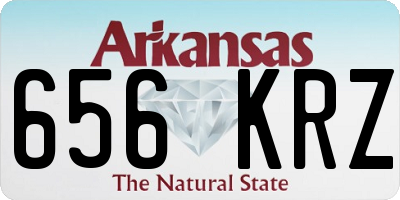 AR license plate 656KRZ