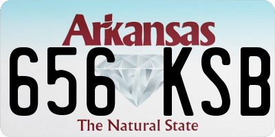 AR license plate 656KSB